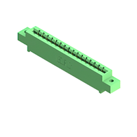 16 Position Female Connector Non Specified - Single Edge Gold 0.156" (3.96mm) Green 16 Position Female Connector Non Specified - Single Edge Gold 0.156" (3.96mm) Green