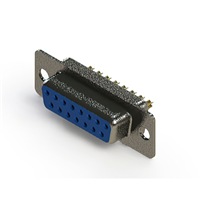 15 Position D-Sub Receptacle, Female Sockets Connector 15 Position D-Sub Receptacle, Female Sockets Connector