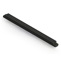 44 Position Female Connector Non Specified - Single Edge Tin 0.156" (3.96mm) Black 44 Position Female Connector Non Specified - Single Edge Tin 0.156" (3.96mm) Black