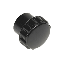槽型 旋鈕 #10-32 接线柱 軸搭配 無指示器 塑膠 黑色 槽型 旋鈕 #10-32 接线柱 軸搭配 無指示器 塑膠 黑色
