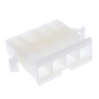 4 Rectangular Connectors - Housings Plug Natural 0.330" (8.38mm) 4 Rectangular Connectors - Housings Plug Natural 0.330" (8.38mm)