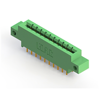 20 Position Female Connector Non Specified - Dual Edge Gold 0.156" (3.96mm) Green 20 Position Female Connector Non Specified - Dual Edge Gold 0.156" (3.96mm) Green