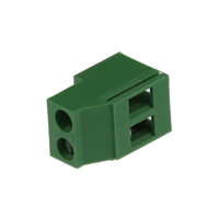 1 Klemmleisten, Anschlussblöcke - Draht zu Board Vertikal mit Platine 0,400" (10,16mm) Durchkontaktierung 1 Klemmleisten, Anschlussblöcke - Draht zu Board Vertikal mit Platine 0,400" (10,16mm) Durchkontaktierung