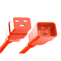 8.00' (2.44m) Power Cord Red IEC 320-C19 To IEC 320-C20 SJT 8.00' (2.44m) Power Cord Red IEC 320-C19 To IEC 320-C20 SJT