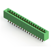 34 Position Femelle Connecteur Non spécifié - double bord Or 0,156 po (3,96mm) Vert 34 Position Femelle Connecteur Non spécifié - double bord Or 0,156 po (3,96mm) Vert