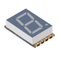显示器模块 - LED 字符与数字 红色 7 段 1 字符 共阴极 1.85V 10mA 0.512" 高 x 0.358" 宽 x 0.148" 直径(13.00mm x 9.10mm x 3.75mm) 10-SMD,无引线 显示器模块 - LED 字符与数字 红色 7 段 1 字符 共阴极 1.85V 10mA 0.512" 高 x 0.358" 宽 x 0.148" 直径(13.00mm x 9.10mm x 3.75mm) 10-SMD,无引线
