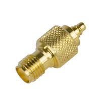 Adapter Coaxial Connector MMCX Plug, Male Pin To SMA Jack, Female Socket 50 Ohms Adapter Coaxial Connector MMCX Plug, Male Pin To SMA Jack, Female Socket 50 Ohms