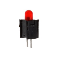 LED Circuit Board Indicator LED Circuit Board Indicator Single Red Round with Domed Top 3mm, T-1 Through Hole LED Circuit Board Indicator LED Circuit Board Indicator Single Red Round with Domed Top 3mm, T-1 Through Hole