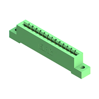 13 Position Female Connector Non Specified - Single Edge Gold 0.156" (3.96mm) Green 13 Position Female Connector Non Specified - Single Edge Gold 0.156" (3.96mm) Green