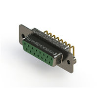 15 Position D-Sub Receptacle, Female Sockets Connector 15 Position D-Sub Receptacle, Female Sockets Connector