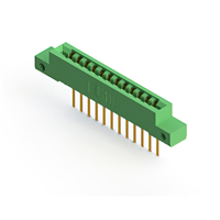 12 Position Female Connector Non Specified - Single Edge Gold 0.156" (3.96mm) Green 12 Position Female Connector Non Specified - Single Edge Gold 0.156" (3.96mm) Green