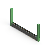 92 Position Female Connector Non Specified - Dual Edge Gold 0.100" (2.54mm) Black 92 Position Female Connector Non Specified - Dual Edge Gold 0.100" (2.54mm) Black