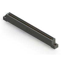 43 Position Female Connector Non Specified - Single Edge Gold 0.100" (2.54mm) Black 43 Position Female Connector Non Specified - Single Edge Gold 0.100" (2.54mm) Black