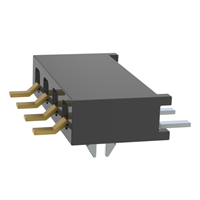 4 位置 插座 连接器 0.079"(2.00mm) 表面贴装,直角 镀金 4 位置 插座 连接器 0.079"(2.00mm) 表面贴装,直角 镀金