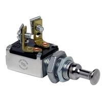 Pushbutton Switch SPST Standard Panel Mount, Rear Pushbutton Switch SPST Standard Panel Mount, Rear