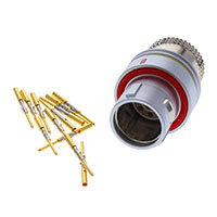 12 Position Circular Connector Plug, Male Pins Crimp 12 Position Circular Connector Plug, Male Pins Crimp