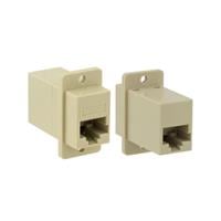Modulair Koppelaar Connector Contrastekker, 8p8c (RJ45) naar Contrastekker, 8p8c (RJ45) Cat3 Niet afgeschermd Modulair Koppelaar Connector Contrastekker, 8p8c (RJ45) naar Contrastekker, 8p8c (RJ45) Cat3 Niet afgeschermd