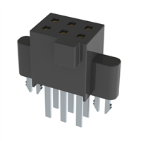 6 Position Receptacle Connector 0.050" (1.27mm) Through Hole Gold 6 Position Receptacle Connector 0.050" (1.27mm) Through Hole Gold