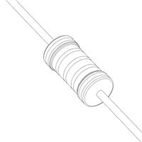 resistor outline resistor outline