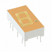 Display Modules - LED Character and Numeric Orange-Red 7-Segment 1 Character Common Cathode 2V 20mA 0.738" H x 0.386" W x 0.200" D (18.75mm x 9.80mm x 5.08mm) 14-DIP (0.300", 7.62mm) Display Modules - LED Character and Numeric Orange-Red 7-Segment 1 Character Common Cathode 2V 20mA 0.738" H x 0.386" W x 0.200" D (18.75mm x 9.80mm x 5.08mm) 14-DIP (0.300", 7.62mm)