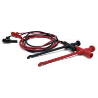 48.0" (1219.20mm) Banana Plug, Single, Sheathed, Right Angle To Macro Hook Patch Cord 48.0" (1219.20mm) Banana Plug, Single, Sheathed, Right Angle To Macro Hook Patch Cord