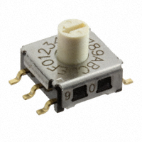 Dip Switch Hexadecimal 16 Position Through Hole, Right Angle Rotary with Shaft Actuator 25mA 24VDC Dip Switch Hexadecimal 16 Position Through Hole, Right Angle Rotary with Shaft Actuator 25mA 24VDC
