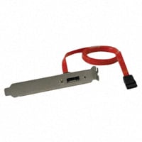 7 Position eSATA, SATA Plug to Plug 2.00' (609.60mm) Red Shielded 7 Position eSATA, SATA Plug to Plug 2.00' (609.60mm) Red Shielded