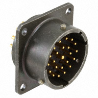 23 Position Circular Connector Receptacle, Male Pins Solder Cup 23 Position Circular Connector Receptacle, Male Pins Solder Cup