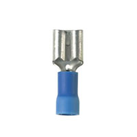 0.250" (6.35mm) Quick Connect Female 14-16 AWG Crimp Connector Non-Mating End Insulated 0.250" (6.35mm) Quick Connect Female 14-16 AWG Crimp Connector Non-Mating End Insulated