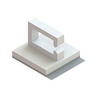 缆线 夹子,底座上扣线套 天然 胶合剂 0.400" 长 x 0.450" 高(10.16mm x 11.43mm) 缆线 夹子,底座上扣线套 天然 胶合剂 0.400" 长 x 0.450" 高(10.16mm x 11.43mm)