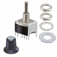 Rotasjonsbrytere 3 posisjoner SP3T 0,4VA (AC/DC) 28 V AC Panelmontering, Gjennomgående hull Rotasjonsbrytere 3 posisjoner SP3T 0,4VA (AC/DC) 28 V AC Panelmontering, Gjennomgående hull