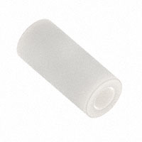 Round Spacer Unthreaded #8 Polystyrene 0.709" (18.00mm) Natural Round Spacer Unthreaded #8 Polystyrene 0.709" (18.00mm) Natural