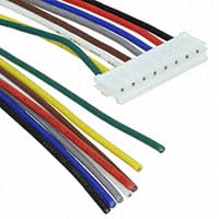 8 Position Cable Assembly Rectangular Socket to Individual Wire Leads 0.656' (200.00mm, 7.87") 8 Position Cable Assembly Rectangular Socket to Individual Wire Leads 0.656' (200.00mm, 7.87")