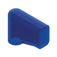 1 Position Sleeve Connector Blue, Transparent 0.250" (6.35mm) 1 Position Sleeve Connector Blue, Transparent 0.250" (6.35mm)
