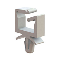 Cable Clip, Wire Saddle Natural Arrowhead, Winged 0.438" L x 0.330" H (11.13mm x 8.38mm) Cable Clip, Wire Saddle Natural Arrowhead, Winged 0.438" L x 0.330" H (11.13mm x 8.38mm)