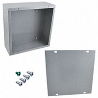 Junction Box Metal, Steel Gray Cover Included 10.000" L x 10.000" W (254.00mm x 254.00mm) X 4.016" (102.00mm) Junction Box Metal, Steel Gray Cover Included 10.000" L x 10.000" W (254.00mm x 254.00mm) X 4.016" (102.00mm)
