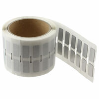 Die Cut Polyester (PET) 1,063" B x 0,492" L (27,00mm x 12,50mm) Zilver Die Cut Polyester (PET) 1,063" B x 0,492" L (27,00mm x 12,50mm) Zilver