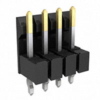 Connector Header Through Hole 4 position 0.100" (2.54mm) Connector Header Through Hole 4 position 0.100" (2.54mm)