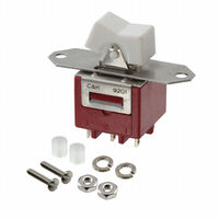 摇臂开关 DPDT 6A(AC/DC) 125 V 面板安装,法兰 摇臂开关 DPDT 6A(AC/DC) 125 V 面板安装,法兰