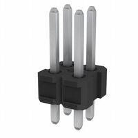 Connector Header Through Hole 4 position 0.100" (2.54mm) Connector Header Through Hole 4 position 0.100" (2.54mm)