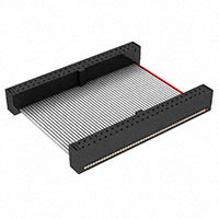 50 Position Cable Assembly Rectangular Socket to Socket 1.00' (304.80mm) 50 Position Cable Assembly Rectangular Socket to Socket 1.00' (304.80mm)