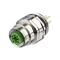 4 Position Circular Connector Jack, Female Sockets Solder 4 Position Circular Connector Jack, Female Sockets Solder