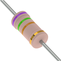 75 kOhms ±5% 0.5W, 1/2W Through Hole Resistor Axial Flame Proof, Safety Metal Film 75 kOhms ±5% 0.5W, 1/2W Through Hole Resistor Axial Flame Proof, Safety Metal Film