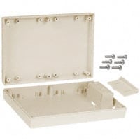 Box Plastic, ABS Almond Hand Held, Split Sides 6.880" L x 4.880" W (174.75mm x 123.95mm) X 1.500" (38.10mm) Box Plastic, ABS Almond Hand Held, Split Sides 6.880" L x 4.880" W (174.75mm x 123.95mm) X 1.500" (38.10mm)