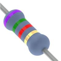 7.5 kOhms ±5% 0.5W, 1/2W Through Hole Resistor Axial Flame Retardant Coating, Safety Metal Oxide Film 7.5 kOhms ±5% 0.5W, 1/2W Through Hole Resistor Axial Flame Retardant Coating, Safety Metal Oxide Film