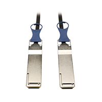 38 Position QSFP+ Plug to Plug 6.56' (2.00m) Black 38 Position QSFP+ Plug to Plug 6.56' (2.00m) Black