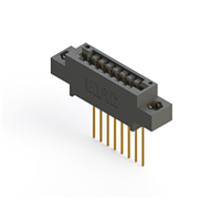 8 Position Female Connector Non Specified - Single Edge Gold 0.125" (3.18mm) Black 8 Position Female Connector Non Specified - Single Edge Gold 0.125" (3.18mm) Black