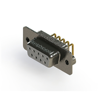 9 Position D-Sub Receptacle, Female Sockets Connector 9 Position D-Sub Receptacle, Female Sockets Connector