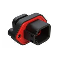 6 Rectangular Connectors - Housings Receptacle Black 6 Rectangular Connectors - Housings Receptacle Black