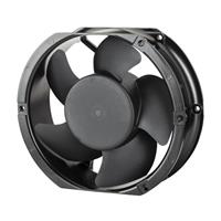 Fan Tubeaxial 24VDC Rectangular/Round - 172mm L x 150mm H Ball 374.3 CFM (10.6m³/min) 2 Wire Leads Fan Tubeaxial 24VDC Rectangular/Round - 172mm L x 150mm H Ball 374.3 CFM (10.6m³/min) 2 Wire Leads